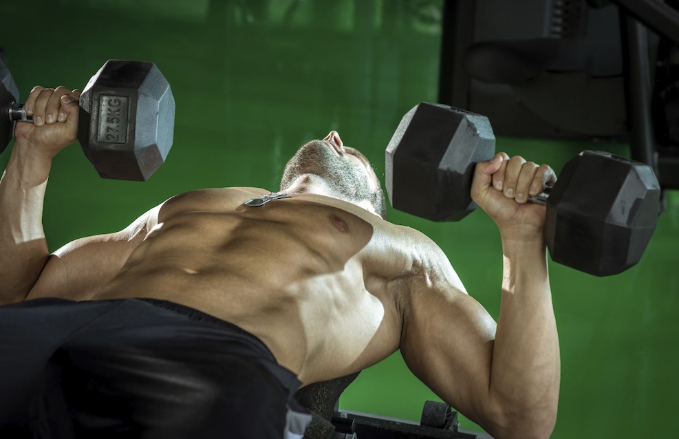 Kurzhantel-Flys auf der Negativbank