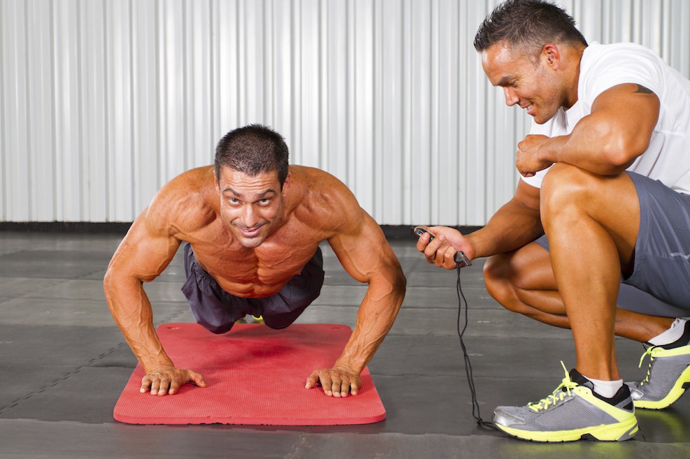 Explosive Liegestütze