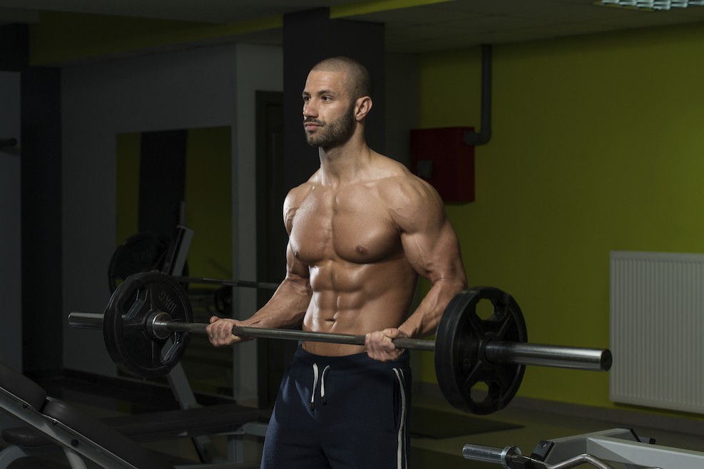 Unterarmcurls mit LH im Obergriff