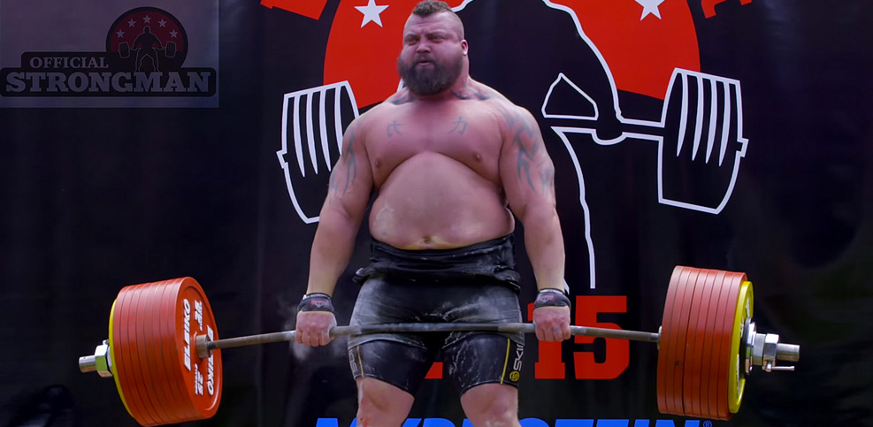 Brite Eddie Hall bricht Weltrekord im Kreuzheben