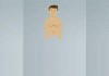 Hier sieht man die 3 Körpertypen nebeneinander: Ektomorph, Endomorph und Mesomorph