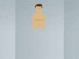 Hier sieht man die 3 Körpertypen nebeneinander: Ektomorph, Endomorph und Mesomorph