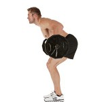 Sportler trainiert mit der Langhantel