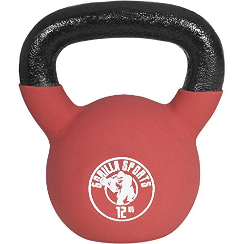 kettlebell red rubber gorilla sports test