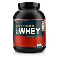 Eine große Dose Optimum Nutrition Gold Standard 100% Whey